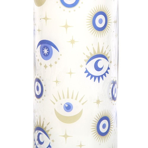 Świeca rytualna „All Seeing Eye White Sage” – biała szałwia, ochrona i oczyszczenie. 70h palenia, idealna do medytacji i rytuałów duchowych.