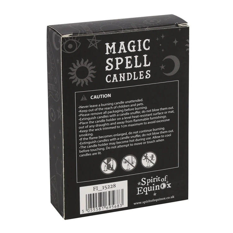 Fioletowe świece rytualne Magic Spell Candles Prosperity (12 szt.) – przyciągaj dobrobyt, obfitość i duchową harmonię. Idealne do magii sukcesu.