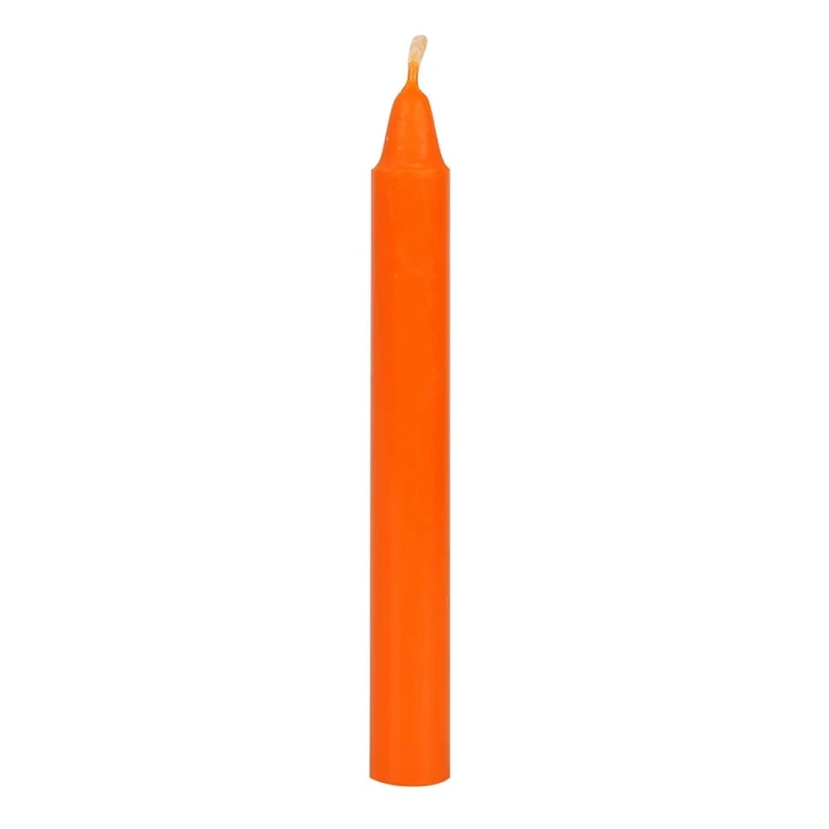 Pomarańczowe świece rytualne Magic Spell Candles Confidence (12 szt.) – wzmacniają pewność siebie, odwagę i twórczą energię. Idealne do rytuałów i afirmacji.