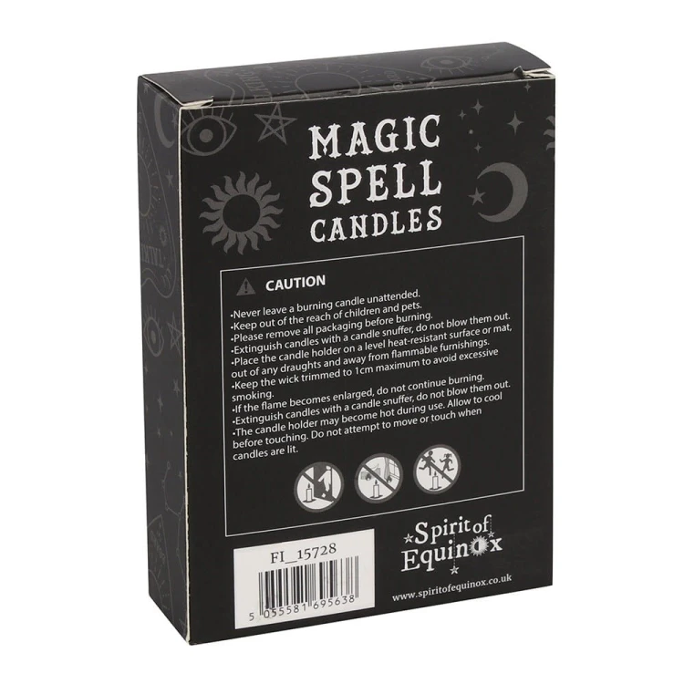 Jasnoniebieskie świece rytualne Magic Spell Candles Peace (12 szt.) – wspierają spokój, harmonię i równowagę. Idealne do medytacji i rytuałów pokoju.