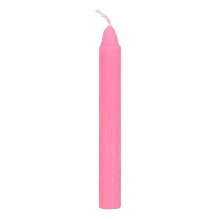 Różowe świece rytualne Magic Spell Candles Friendship (12 szt.) – wspieraj przyjaźń, harmonię i pozytywne relacje. Idealne do rytuałów więzi.
