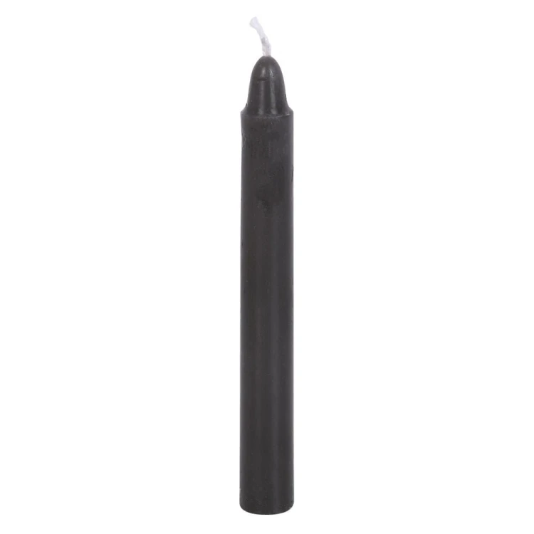 Czarne świece rytualne Magic Spell Candles (12 szt.) – ochrona, oczyszczenie i odcięcie negatywnych energii. Idealne do magii ochronnej i rytuałów.