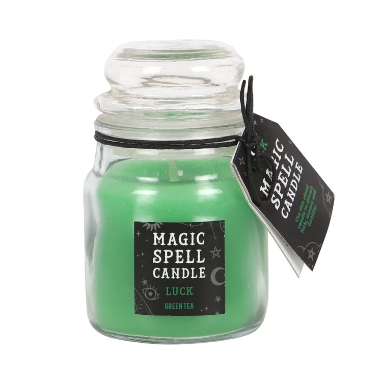 Świeca Magic Spell Candle „Luck” – zielona świeca na szczęście