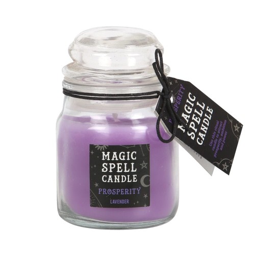 Świeca Magic Spell Candle „Prosperity” – lawendowa świeca dobrobytu