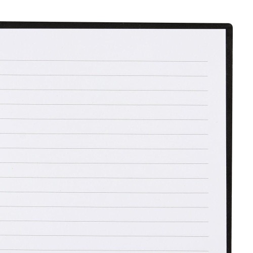 Czarny aksamitny notes A5 „Book of Spells” z pentagramem, 200 stron w linie, kolekcja „Black Magic”.