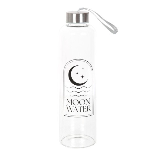Szklana butelka Moon Water z metalową zakrętką – do tworzenia wody księżycowej
