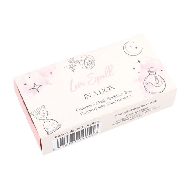 Różowe świece rytualne do zaklęć miłości – zestaw magiczny.