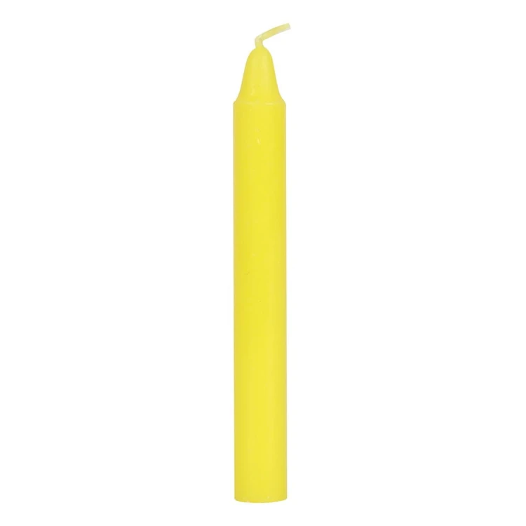 Żółte świece rytualne Magic Spell Candles Success (12 szt.) – przyciągaj sukces, pewność siebie i pozytywną energię. Idealne do rytuałów zwycięstwa.