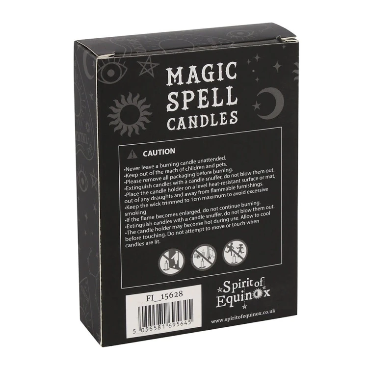 Żółte świece rytualne Magic Spell Candles Success (12 szt.) – przyciągaj sukces, pewność siebie i pozytywną energię. Idealne do rytuałów zwycięstwa.