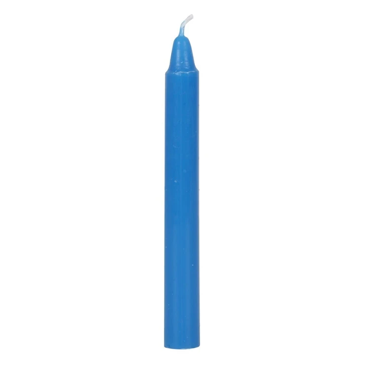 Niebieskie świece rytualne Magic Spell Candles Wisdom (12 szt.) – wspierają mądrość, intuicję i jasność umysłu. Idealne do rytuałów, afirmacji i medytacji.