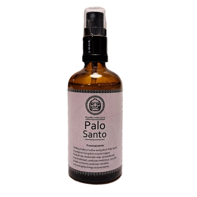 Mgiełka Palo Santo 100 ml – naturalny spray oczyszczający aurę i przestrzeń. Idealna do medytacji, jogi i rytuałów. Słodko-drzewny aromat relaksu i ochrony.
