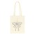 Polycotton tote bag z motywem ćmy księżycowej. Trwała, pojemna i stylowa torba idealna na zakupy, książki i codzienne drobiazgi.