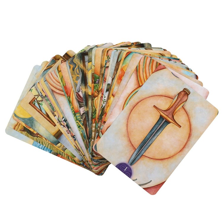 Wicca Oracle Cards – 33 magiczne karty inspirowane duchowością Wicca. Mistyczne ilustracje, symbole natury i przewodnik z interpretacjami.