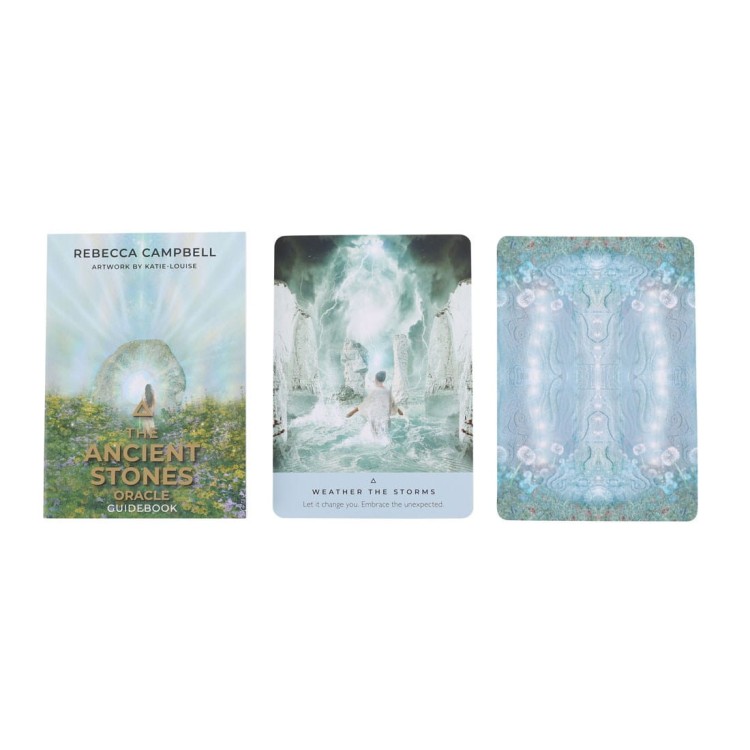 Karty z talii The Ancient Stones Oracle – „Weather the Storms” i przewodnik