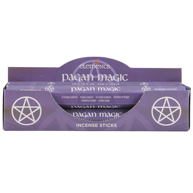 Opakowanie kadzidełek Pagan Magic marki Elements z symbolem pentagramu