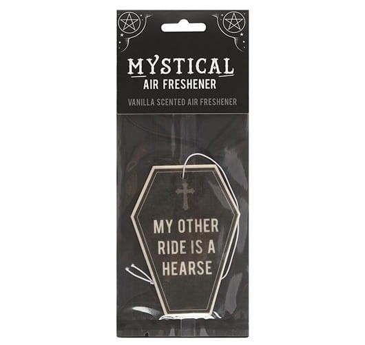 Odświeżacz powietrza Mystical Coffin o zapachu wanilii