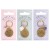 Zestaw breloków z kamieniami naturalnymi Rose Quartz, Clear Quartz i Amethyst