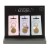 Zestaw breloków z kamieniami naturalnymi Rose Quartz, Clear Quartz i Amethyst
