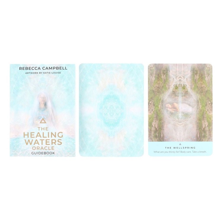 Karty i przewodnik z zestawu The Healing Waters Oracle