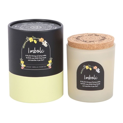 Imbolc candle – sabatowa świeca w dekoracyjnym opakowaniu