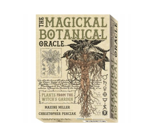 Talia wyroczni The Magickal Botanical Oracle – zestaw kart z ilustracjami magicznych roślin, w stylu art nouveau i alchemicznym, autorstwa Maxine Miller i Christophera Penczaka.