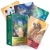 Talia kart „Archangel Animal Oracle Cards” Diany Cooper z magicznymi ilustracjami zwierząt i Archaniołów, w pastelowej oprawie z wilkiem, jeleniem i wielbłądem.