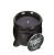 Czarna świeca rytualna Black Magic Protection w ceramicznym kociołku – symbol ochrony i oczyszczenia.