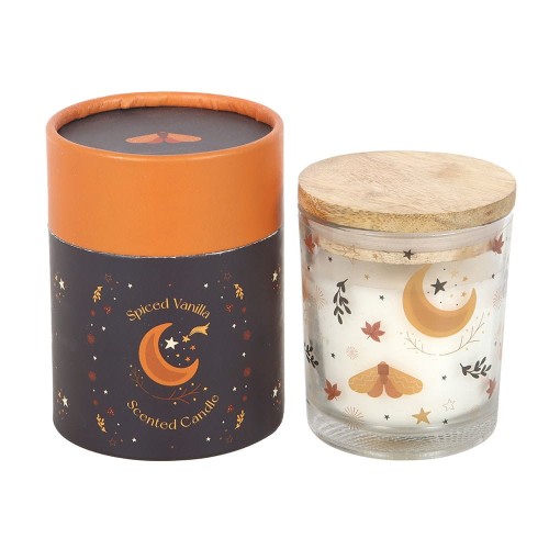 Świeca Autumn Magic z opakowaniem – idealny jesienny prezent w aromacie przyprawionej wanilii.