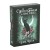 Przód pudełka The Witch’s Familiar Runic Oracle z czarnym kotem i półksiężycem.