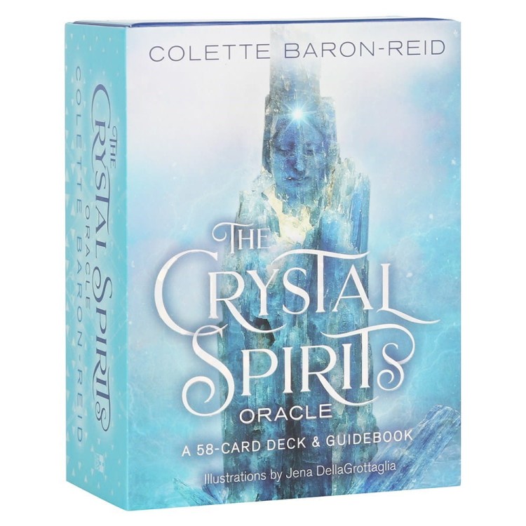 Pudełko The Crystal Spirits Oracle autorstwa Colette Baron-Reid.