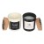 świeca Yang coconut zapalona obok świecy Yin Black Oud – symbol równowagi energii