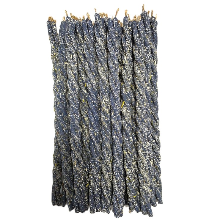 Naturalna skręcana świeca rytualna OCHRONA ANIOŁA STRÓŻA z jaśminem i olejkiem paczuli