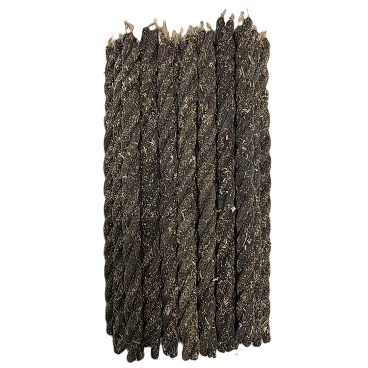 Kręcona świeca rytualna Oczyszczanie Ogólne z macierzanką, naturalna świeca magiczna