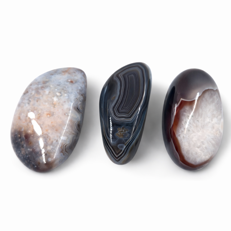 Agat Botswana – kamień stabilizacji, ochrony i wewnętrznej równowagi (4–5 cm)