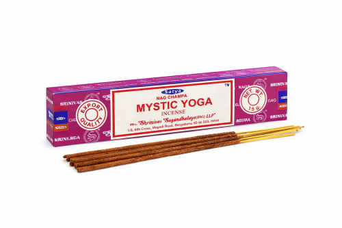 Zapach: Mystic Yoga Kolekcja kadzidełek Satya charakteryzuje sie bardzo przyjemną harmonią zapachu która zostaje w pomieszczeniu na długi czas po wypaleniu kadzidełka.