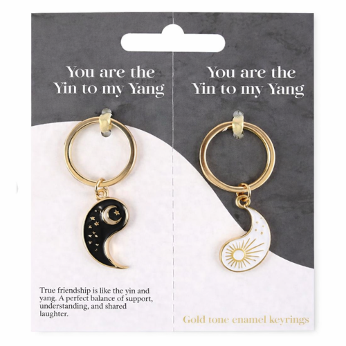 Stylowe breloczki Yin Yang. Noś swoją intencję zawsze przy sobie – miłość, spokój, energia.