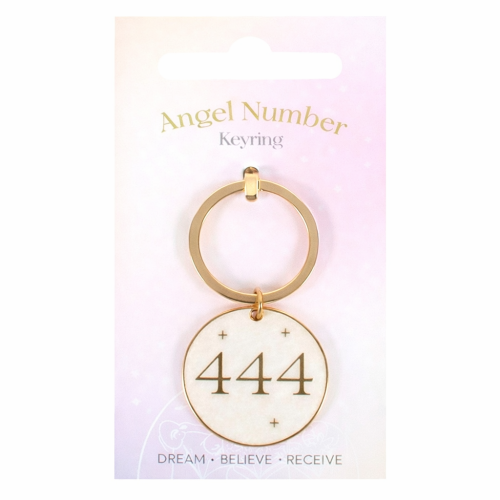 Brelok z liczbą anielską 444 – symbol ochrony i stabilności