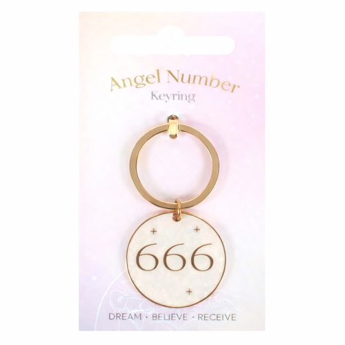 Brelok z liczbą anielską 666 – symbol wewnętrznej równowagi