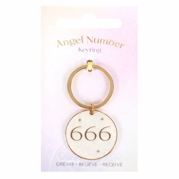 Brelok z liczbą anielską 666 – symbol wewnętrznej równowagi