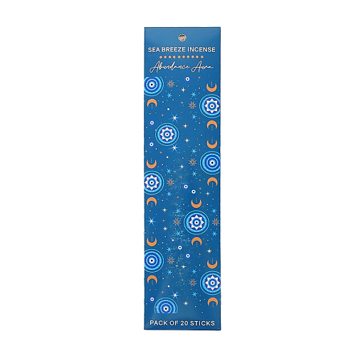 Kadzidełka Sea Breeze Abundance Aura z motywem księżyca i gwiazd