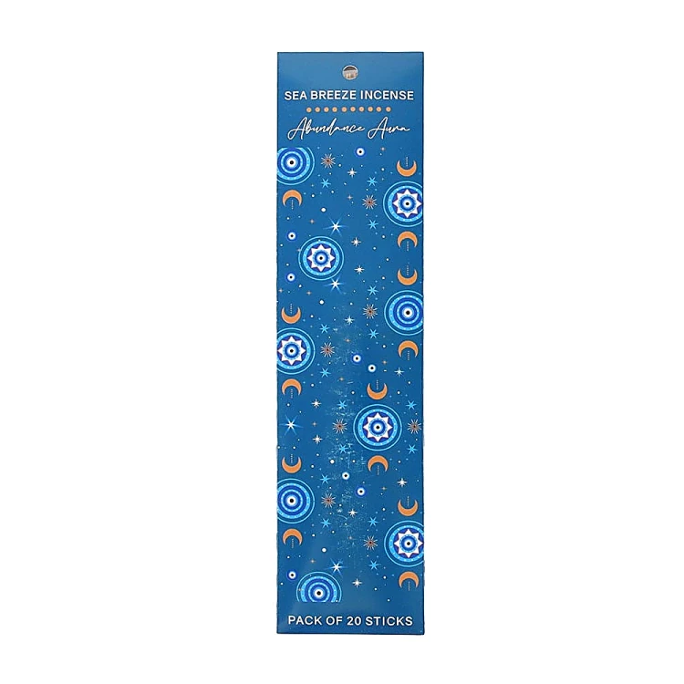 Kadzidełka Sea Breeze Abundance Aura z motywem księżyca i gwiazd