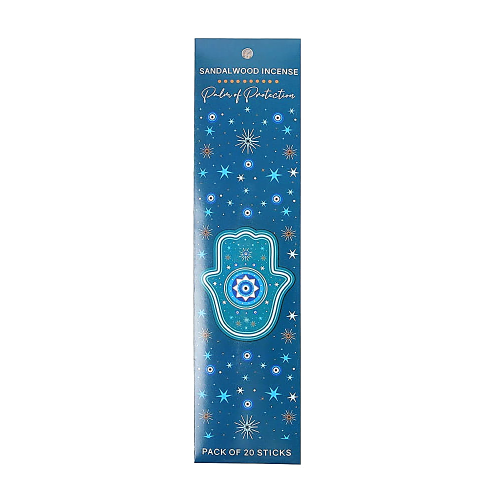 Opakowanie kadzidełek Sandalwood Palm of Protection z symbolem dłoni Hamsy