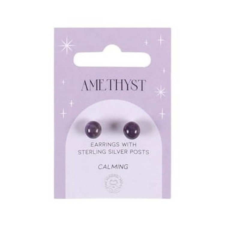 Kolczyki z naturalnego ametystu na srebrnych sztyftach próby 925 – symbol spokoju, redukcji stresu i wewnętrznej harmonii. Subtelne fioletowe odcienie dodają elegancji, wspierając relaks i równowagę każdego dnia.
