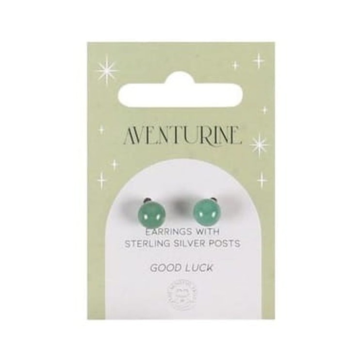 Kolczyki z naturalnego awenturynu na srebrnych sztyftach próby 925 – elegancki talizman szczęścia i dobrobytu. Awenturyn wspiera pozytywne nastawienie, przyciąga pomyślność i harmonię, dodając blasku codziennym i wyjątkowym stylizacjom.