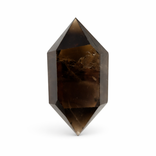 Naturalny kwarc dymny obelisk 9,5 cm 224 g – ciemny kamień ochronny Strefa 3