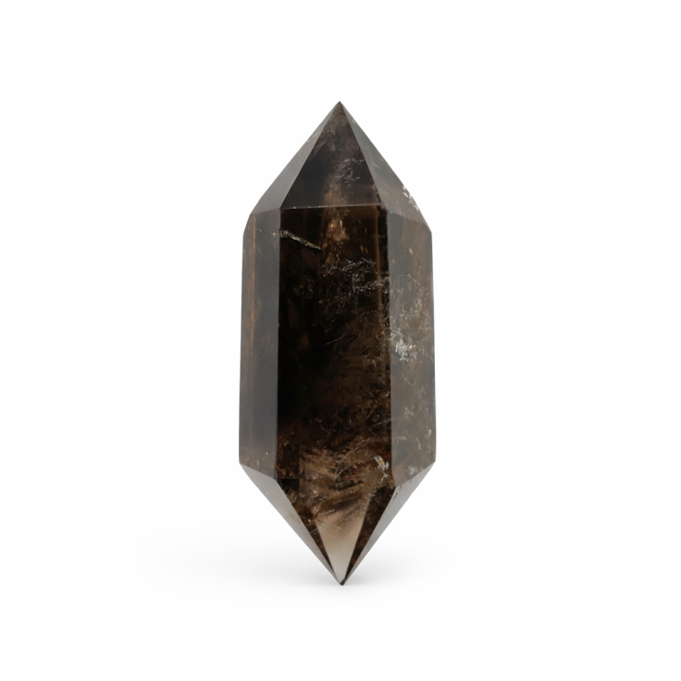 Masywny kwarc dymny obelisk 11,5 cm 386 g – kamień ochronny Strefa 3