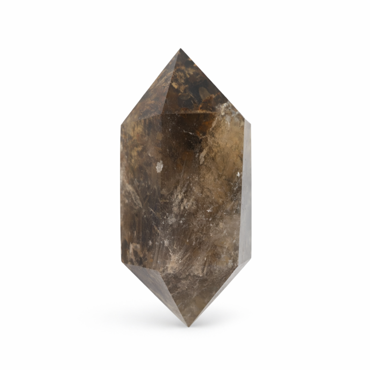Naturalny kwarc dymny obelisk 11,5 cm 237 g – kamień ochronny Strefa 3