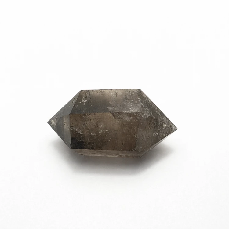 Kwarc Dymny „Opiekun Spokoju” – Podwójny Szpic Ochronny 8,5 x 4,5 cm / 175 g