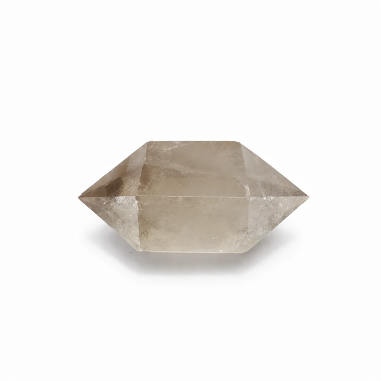 Kwarc Dymny „Filar Uziemienia” – Podwójny Szpic 9,5 x 5,5 cm / 261 g