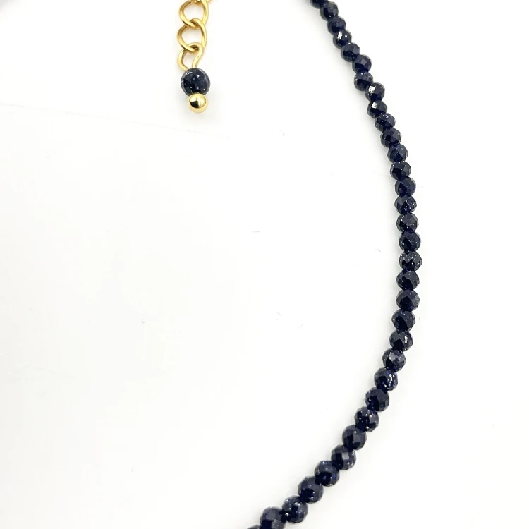 bransoletka drobna noc kairu złote zapięcie intuicja manifestacja optymizm biżuteria energetyczna